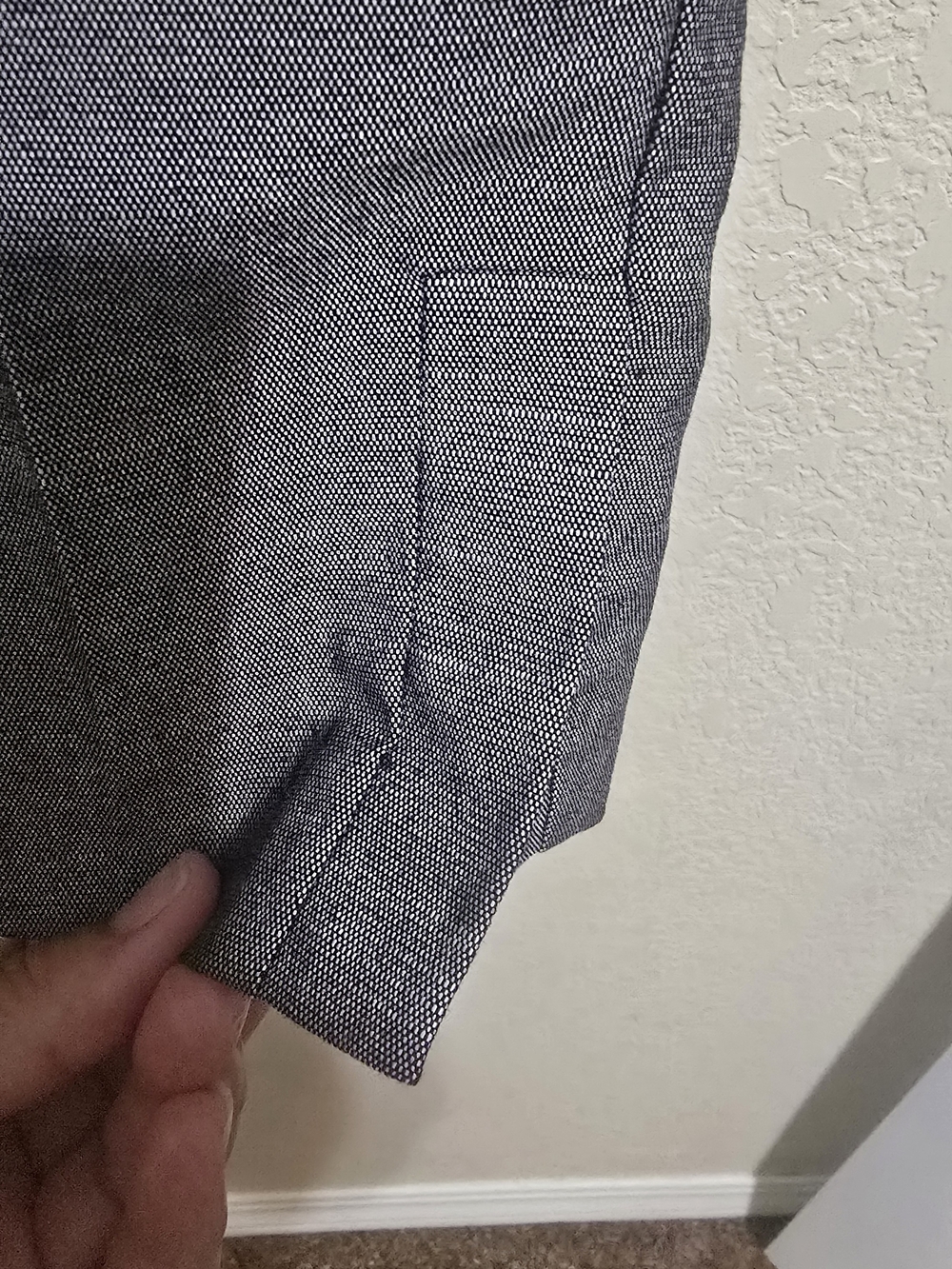 Van Heusen Gray Slim Dress Trousers - Picture 2 of 8
